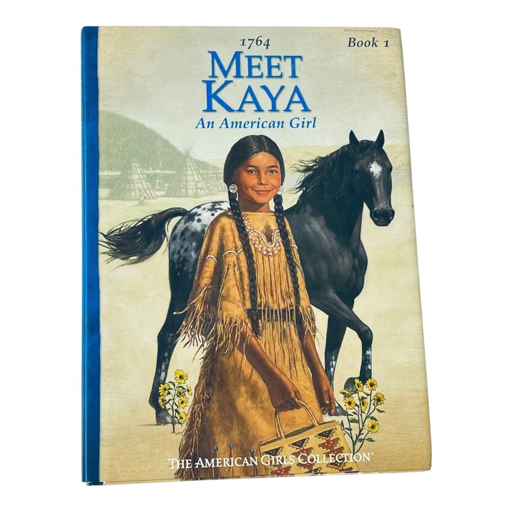 American Girl Kaya Meet Book Pleasant Co 2002 Hardcover Storybook Paperback Vtg